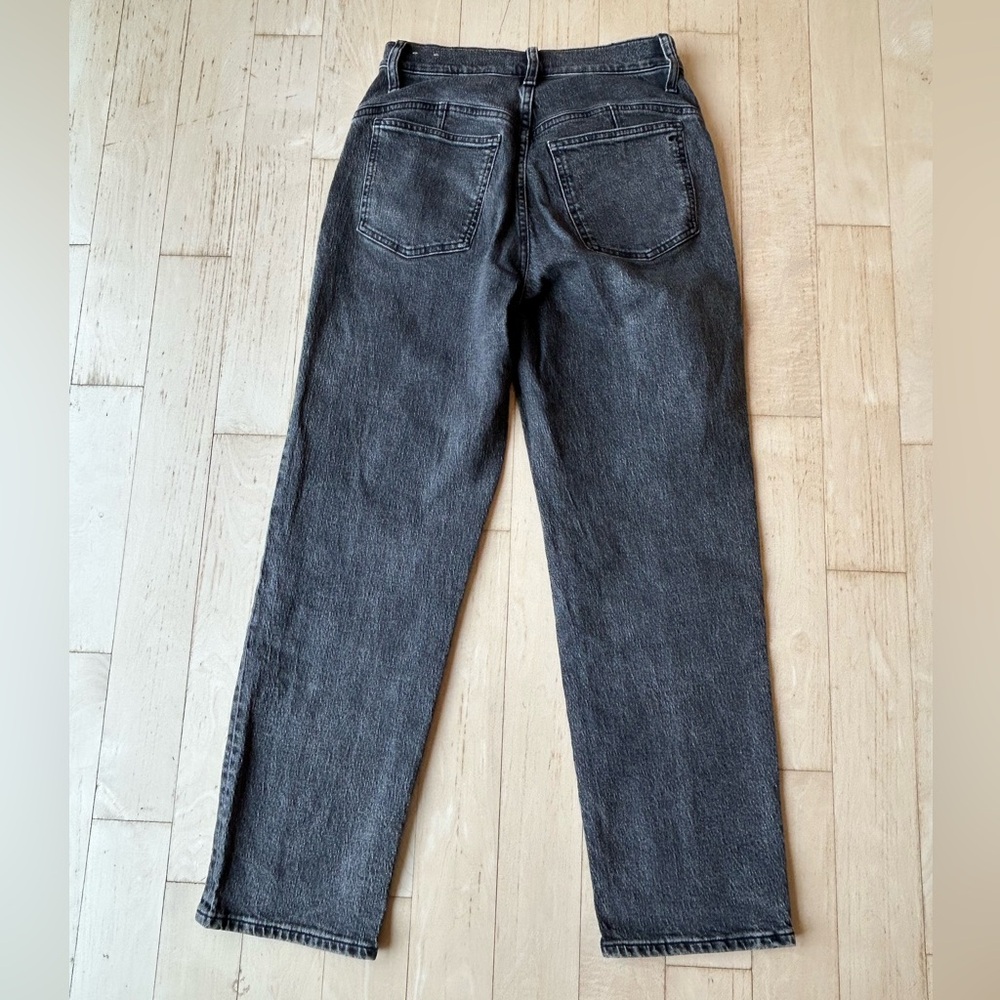 Madewell The Perfect Vintage Straight Jean in Meaford Wash: Seamed Edition Sz 26 - Picture 6 of 16